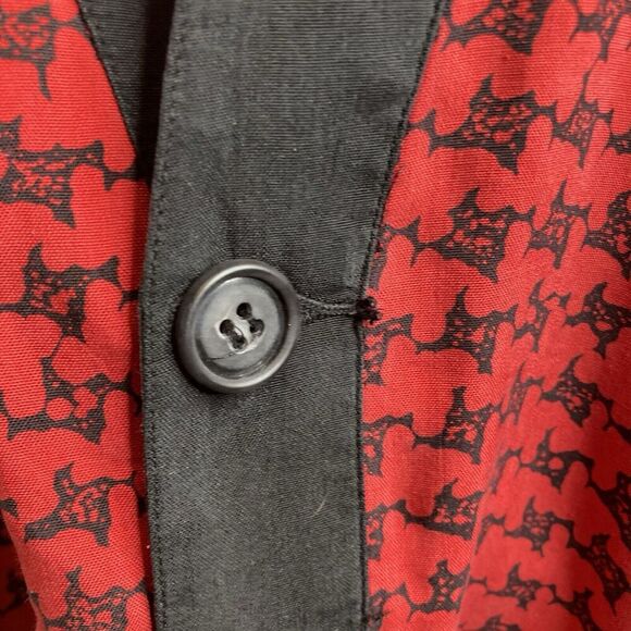 Vintage 80’s GoSilk Women's Long Black Red Check Jacket Size 3X Retro Slouchy - Picture 13 of 16